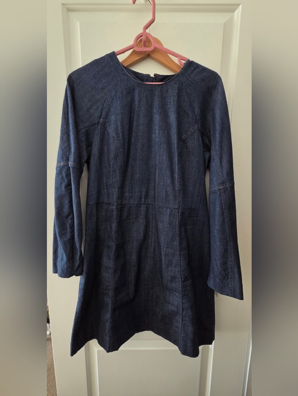 Banana Republic LS Denim Dress | Dark Rinse | US 12